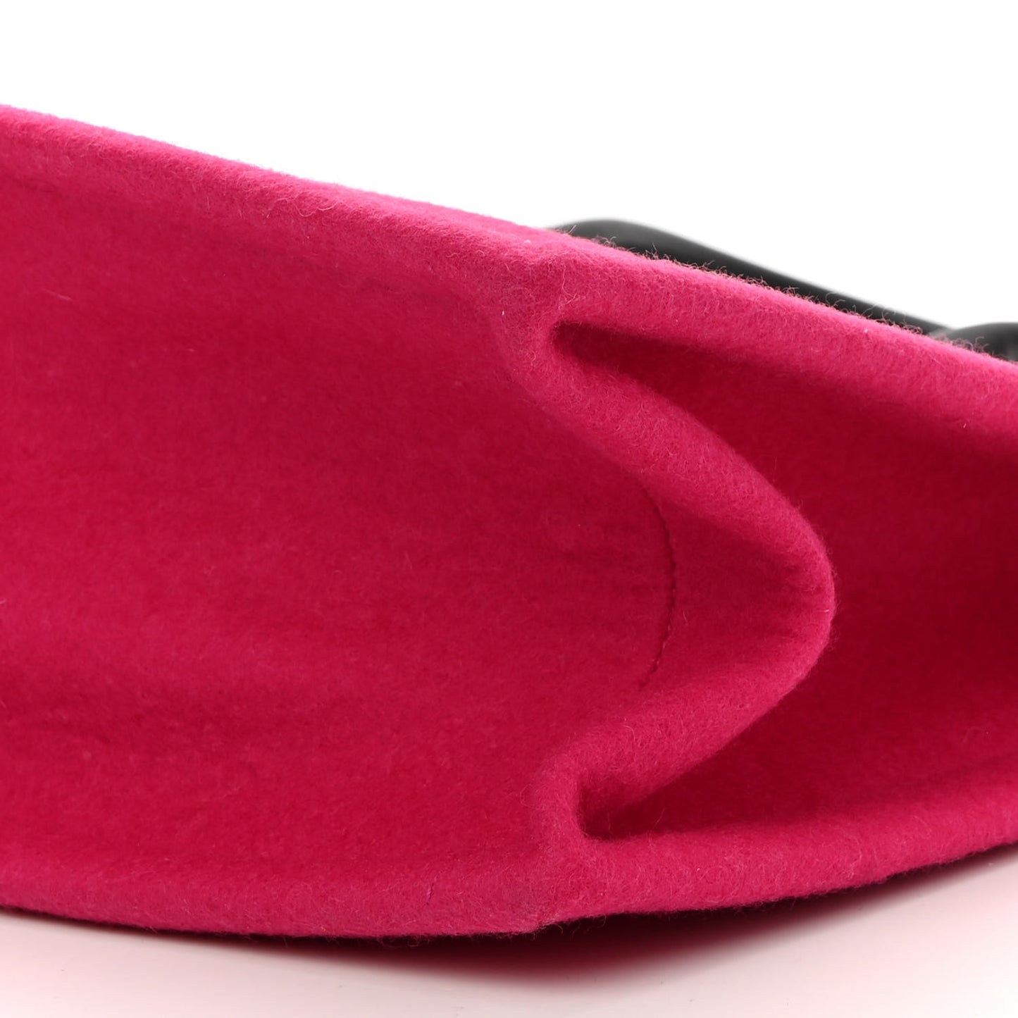 Wool Rive Gauche Tote Fuchsia