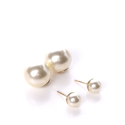 Christian Dior Pearl Mise En Dior Tribal Earrings 4 of 4