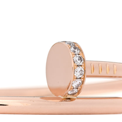 Cartier 18K Pink Gold Diamond Juste Un Clou Bracelet 16 3 of 4