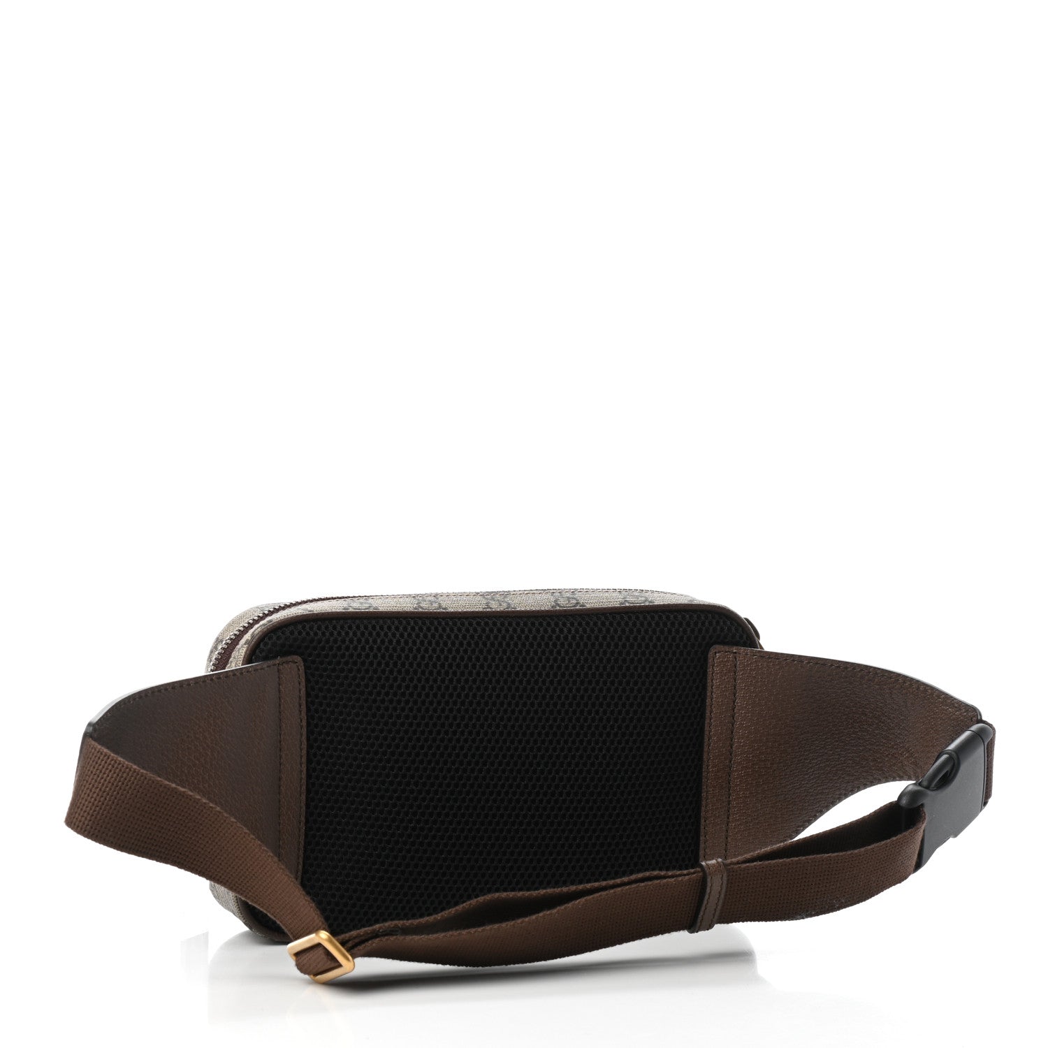 Gucci Soft GG Supreme Monogram Medium Ophidia Belt Bag Dark Brown 3 of 9