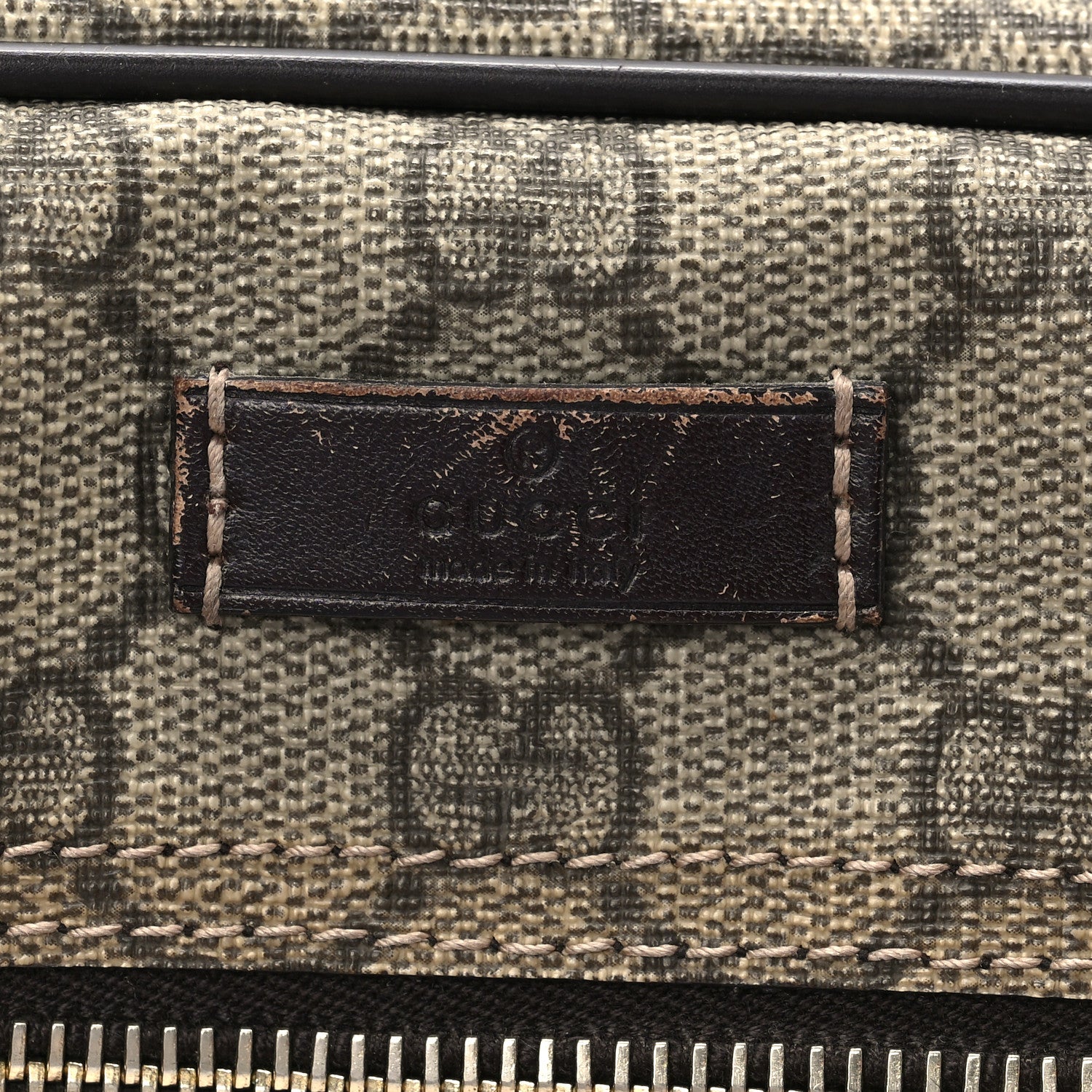 Gucci GG Plus Monogram Small Shoulder Bag Dark Brown 8 of 8
