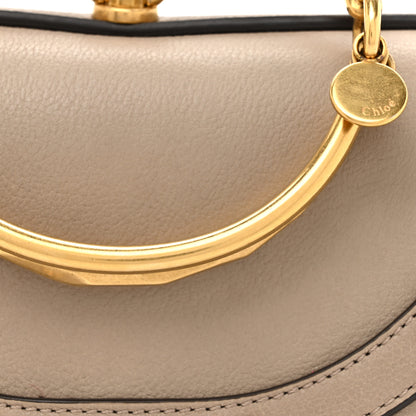 Chloe Calfskin Small Nile Bracelet Minaudiere Bag Motty Grey 8 of 13