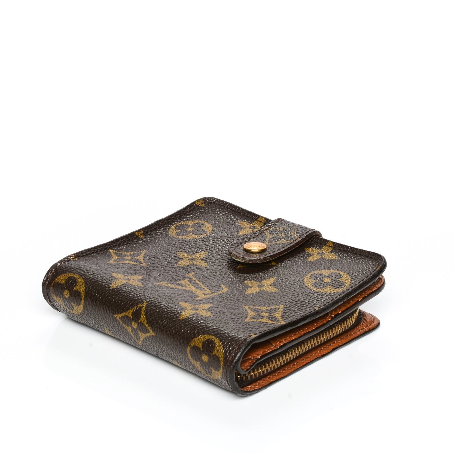Monogram Compact Zippe Zipped Wallet