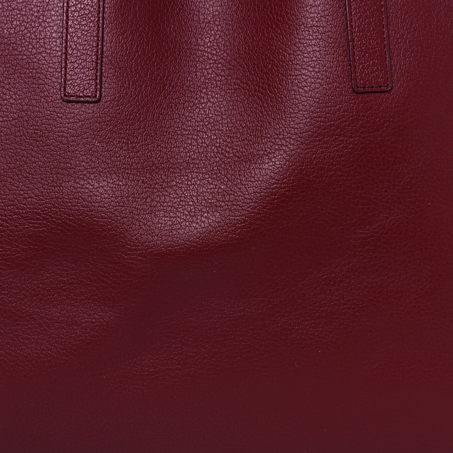Grained Calfskin Medium Reversible Wandel Tote Ruby Tan
