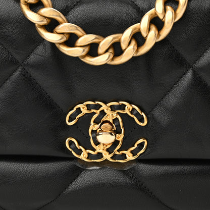 Chanel Lambskin Quilted Medium Chanel 19 Flap Black 8 of 11