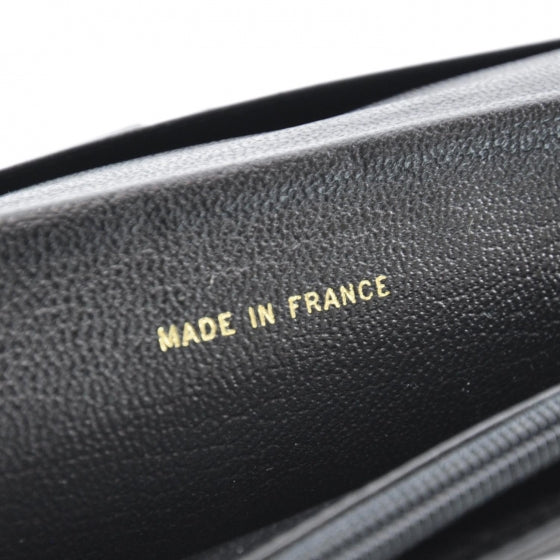 Chanel Leather Yen Wallet Black 7 of 8