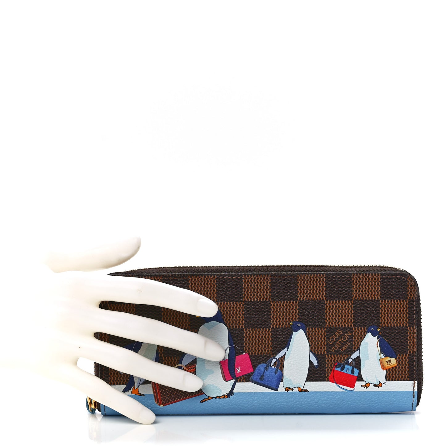 Damier Ebene 2017 Christmas Animation Clemence Wallet