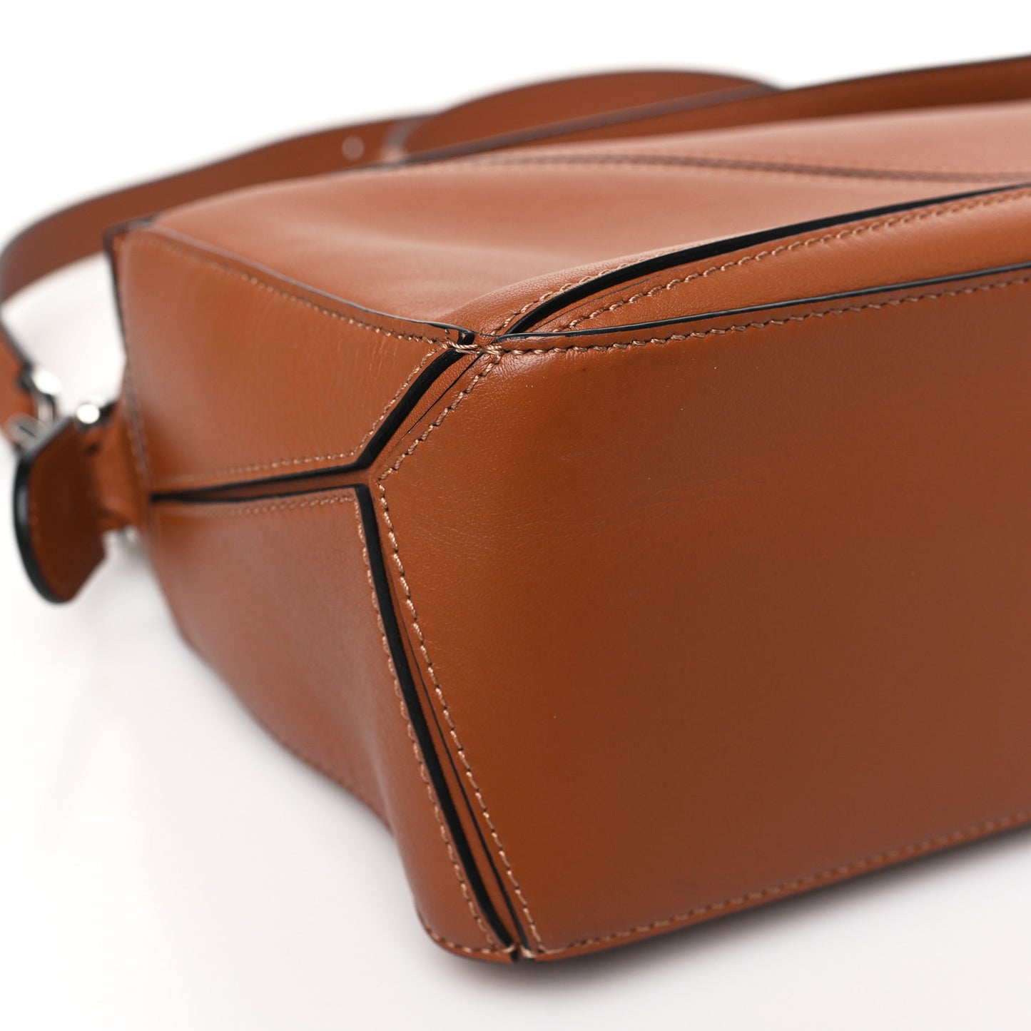 Calfskin Medium Puzzle Bag Tan