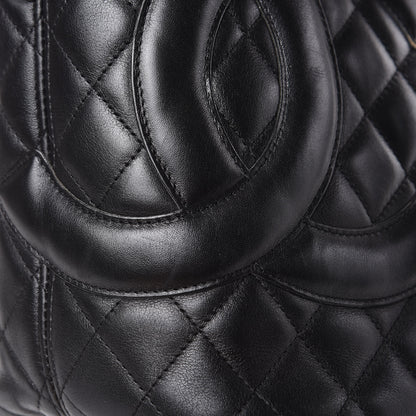 Chanel Calfskin Quilted Large Cambon Tote Black 15 of 18
