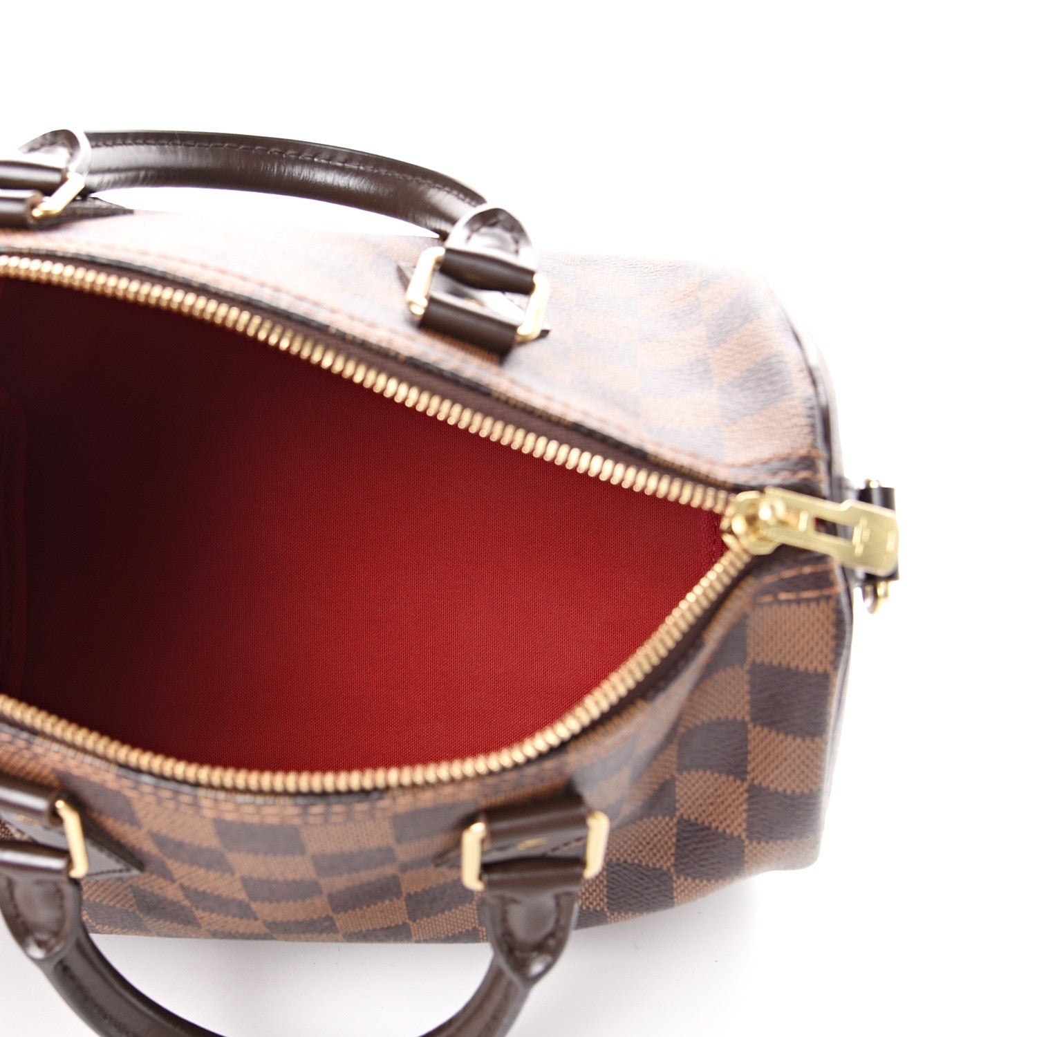 Louis Vuitton Damier Ebene Speedy Bandouliere 25 4 of 12