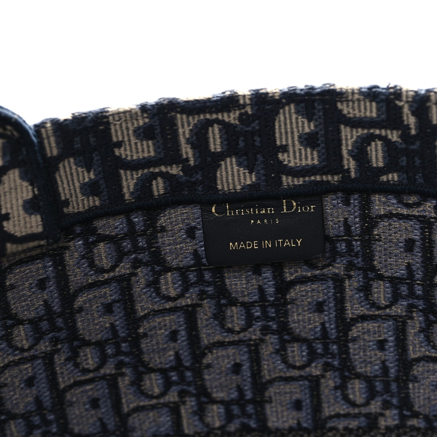 Oblique Large Book Tote Blue Multicolor
