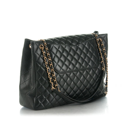 Chanel Caviar Quilted Flap Tote Black 3 of 8