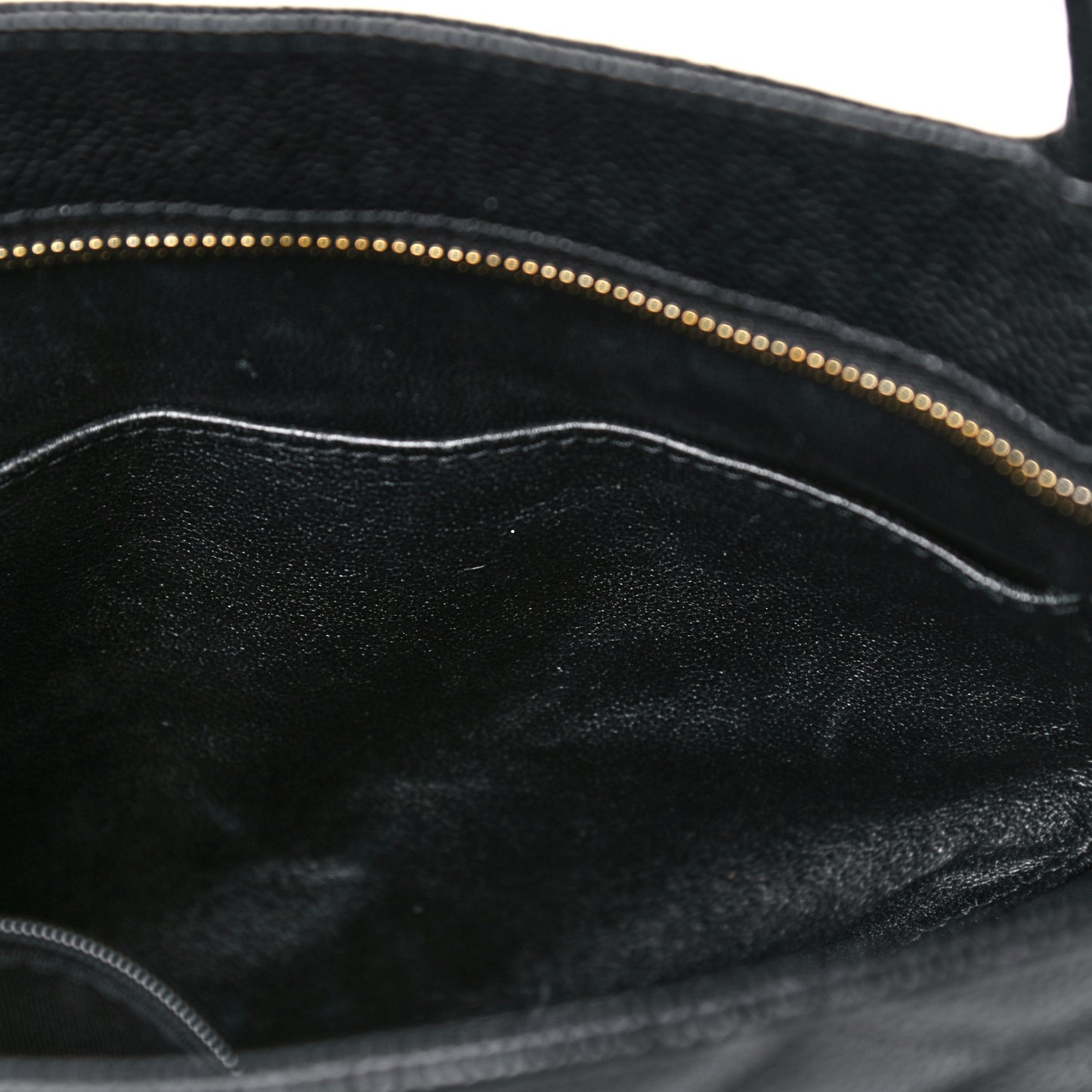 Caviar Quilted Medallion Tote Black