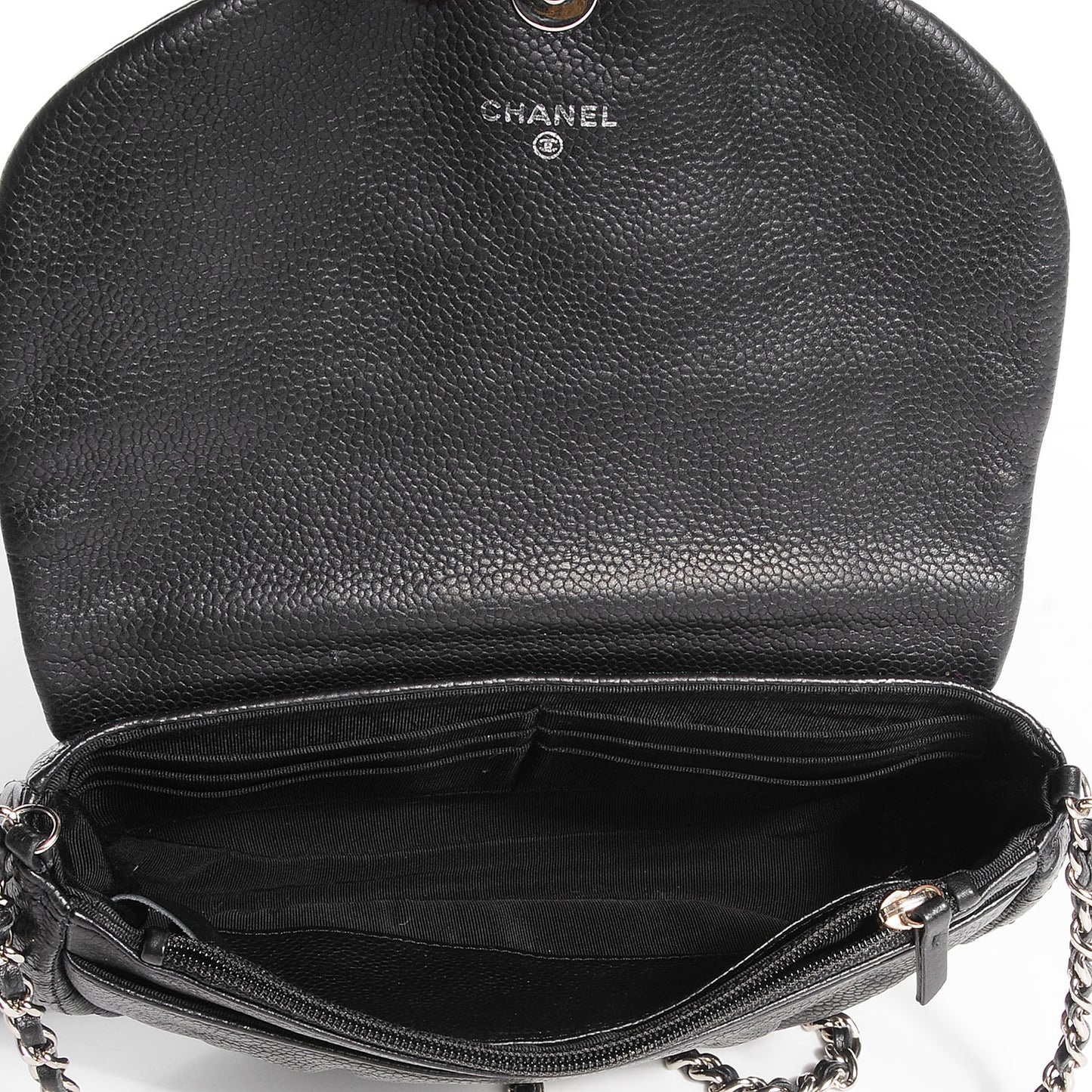 Caviar Half Moon Wallet On Chain WOC Black