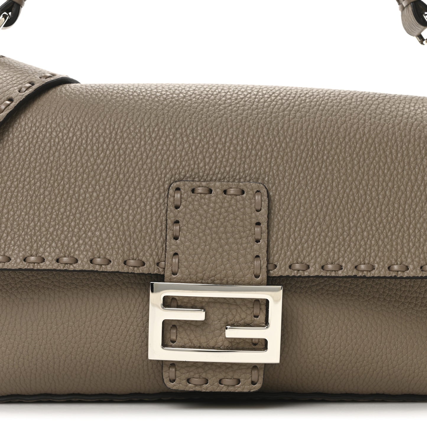 Cuoio Roma Sellerissima Nappa Sintetica Tape Stitch Baguette Corda