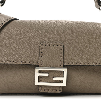 Fendi Cuoio Roma Sellerissima Nappa Sintetica Tape Stitch Baguette Corda 7 of 9