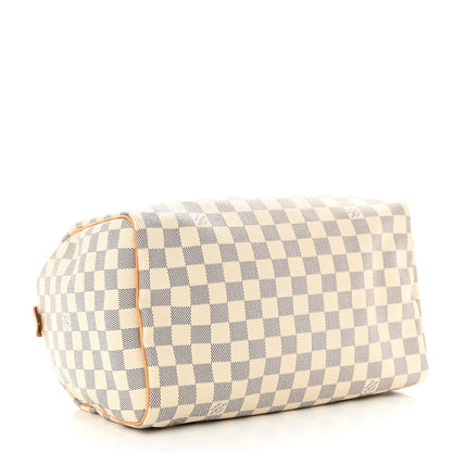 Louis Vuitton Damier Azur Speedy 30 3 of 9
