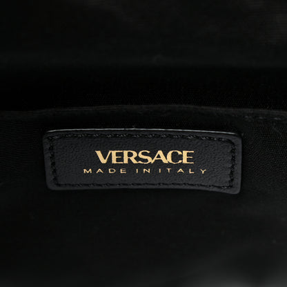 Versace Nappa Quilted Medusa Bucket Bag Black 6 of 10