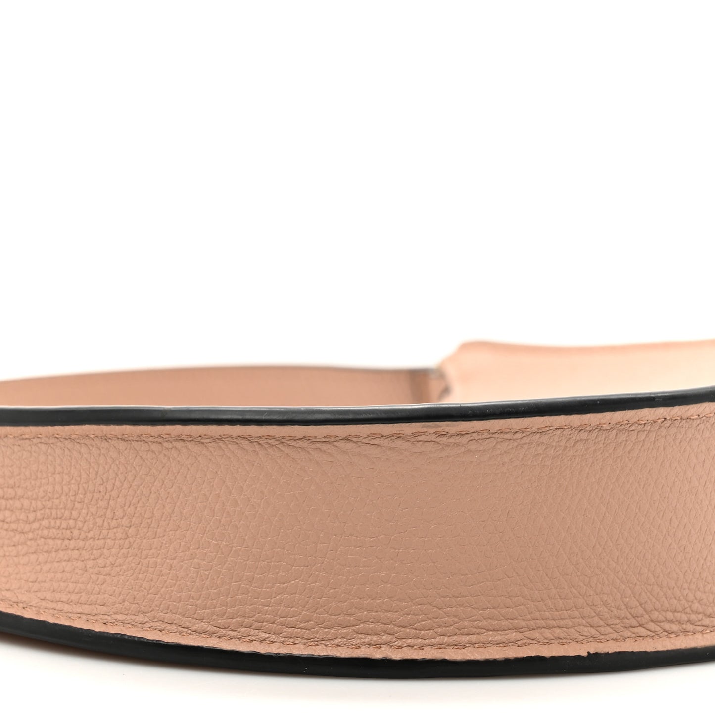 Grainy Calfskin Mini Vlogo Hobo Bag Rose Cannelle
