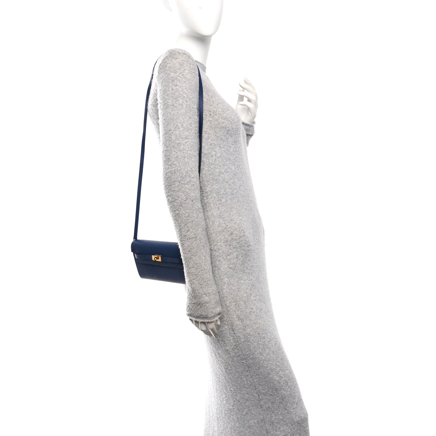 Epsom Kelly Wallet To Go Bleu Saphir