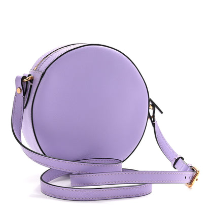 Versace Calfskin La Medusa Round Camera Bag Lilac 3 of 9