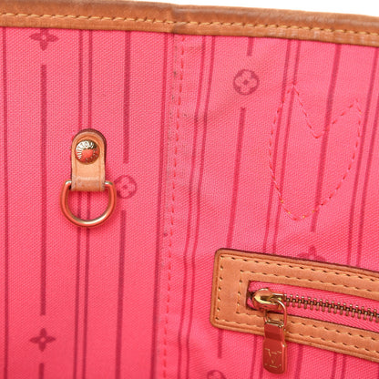 Louis Vuitton Monogram Roses Neverfull MM 14 of 14