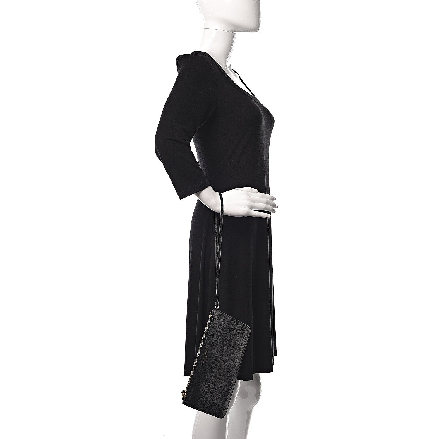Christian Dior Bullcalf Diorissimo Pouch Black 2 of 11