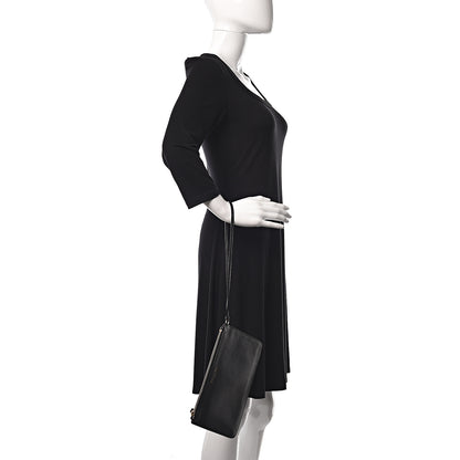 Christian Dior Bullcalf Diorissimo Pouch Black 2 of 11