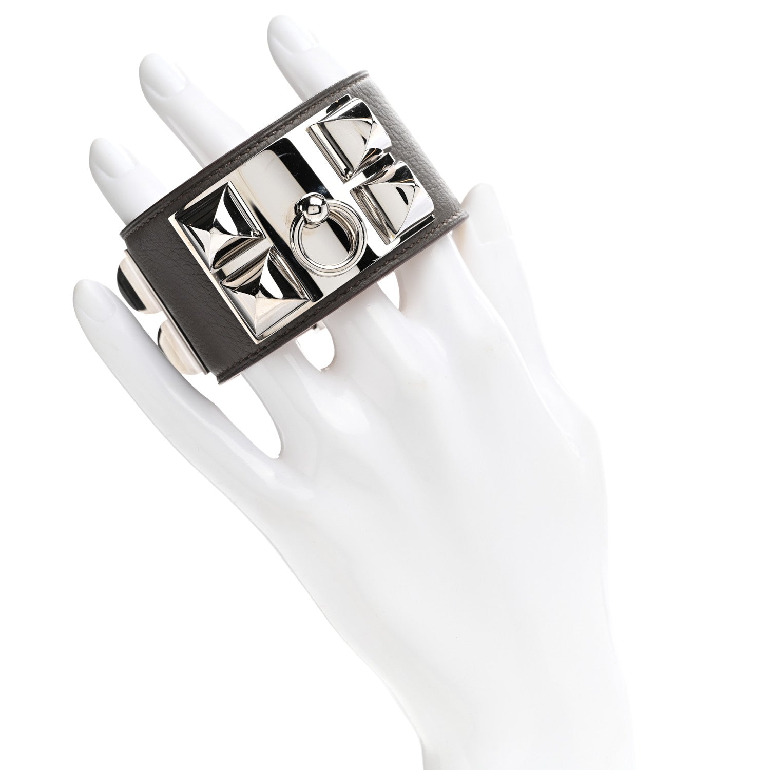 Hermes Swift Collier De Chien CDC Bracelet S Etain 2 of 6