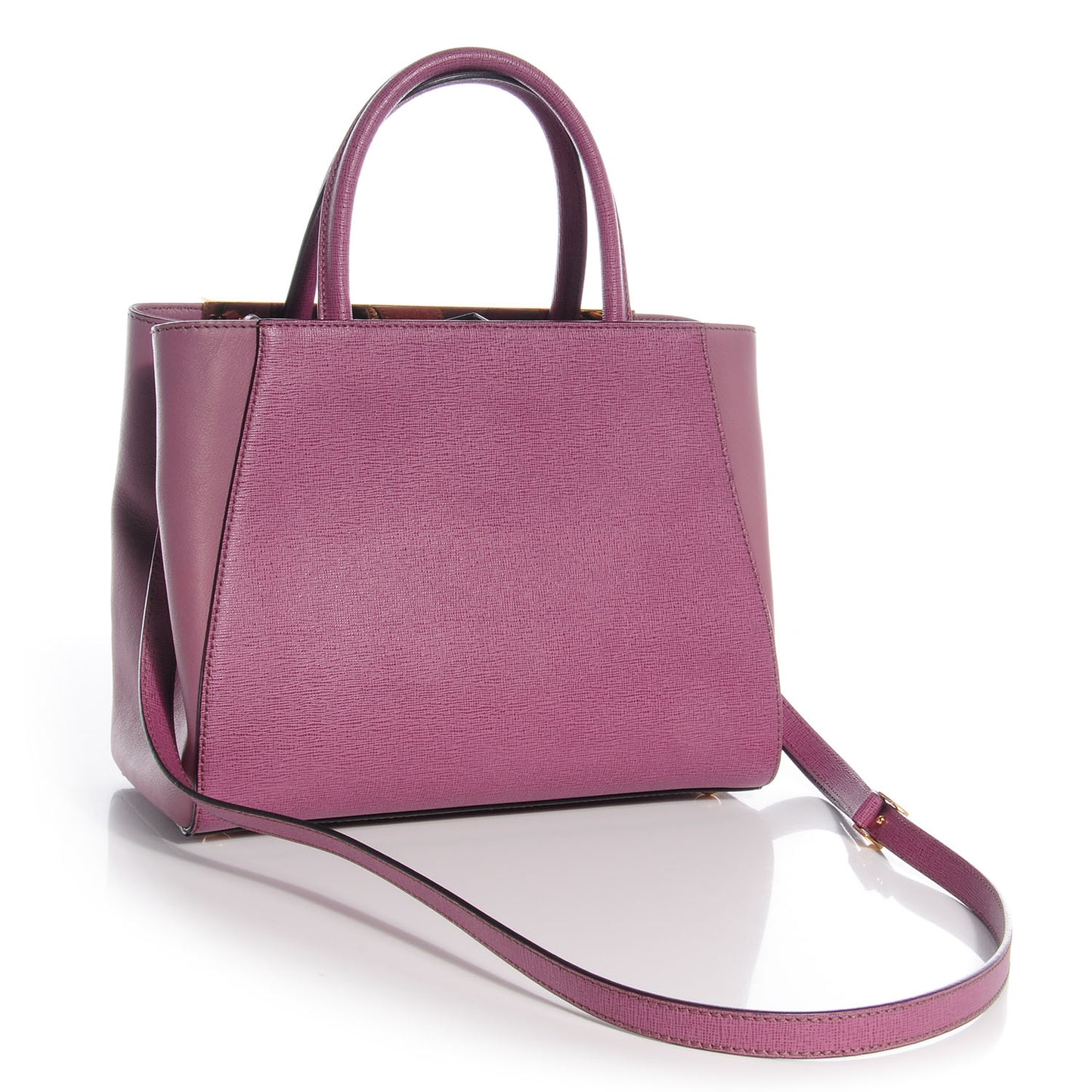 Vitello Elite Flamingo Petite 2Jours Tote Lilla Glicine