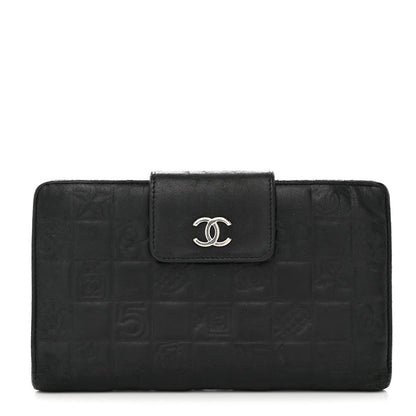 Chanel Calfskin Lucky Symbols French Wallet Black 1 of 11