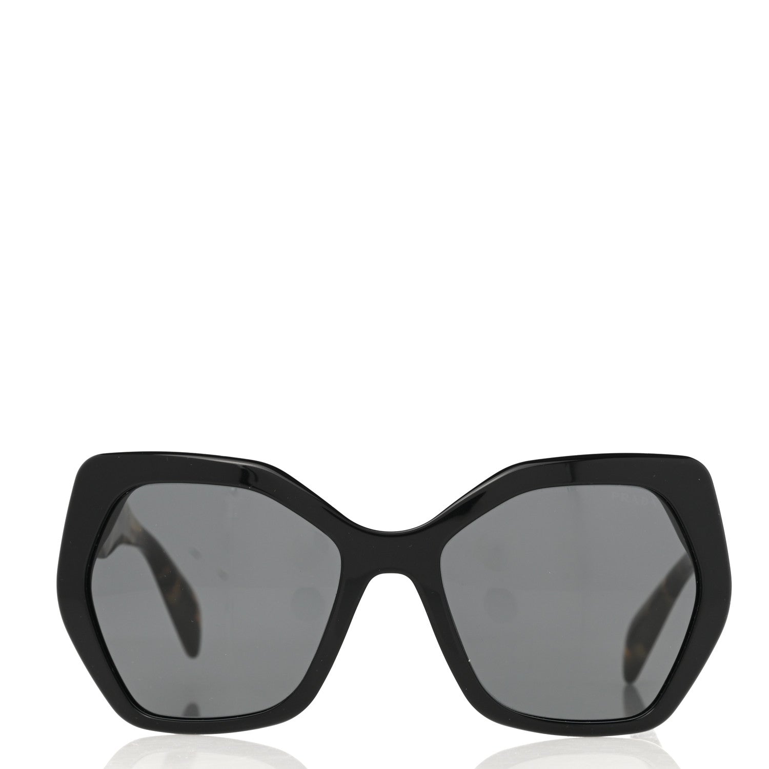 Prada Sunglasses SPR 16R Black Tortoise 2 of 8