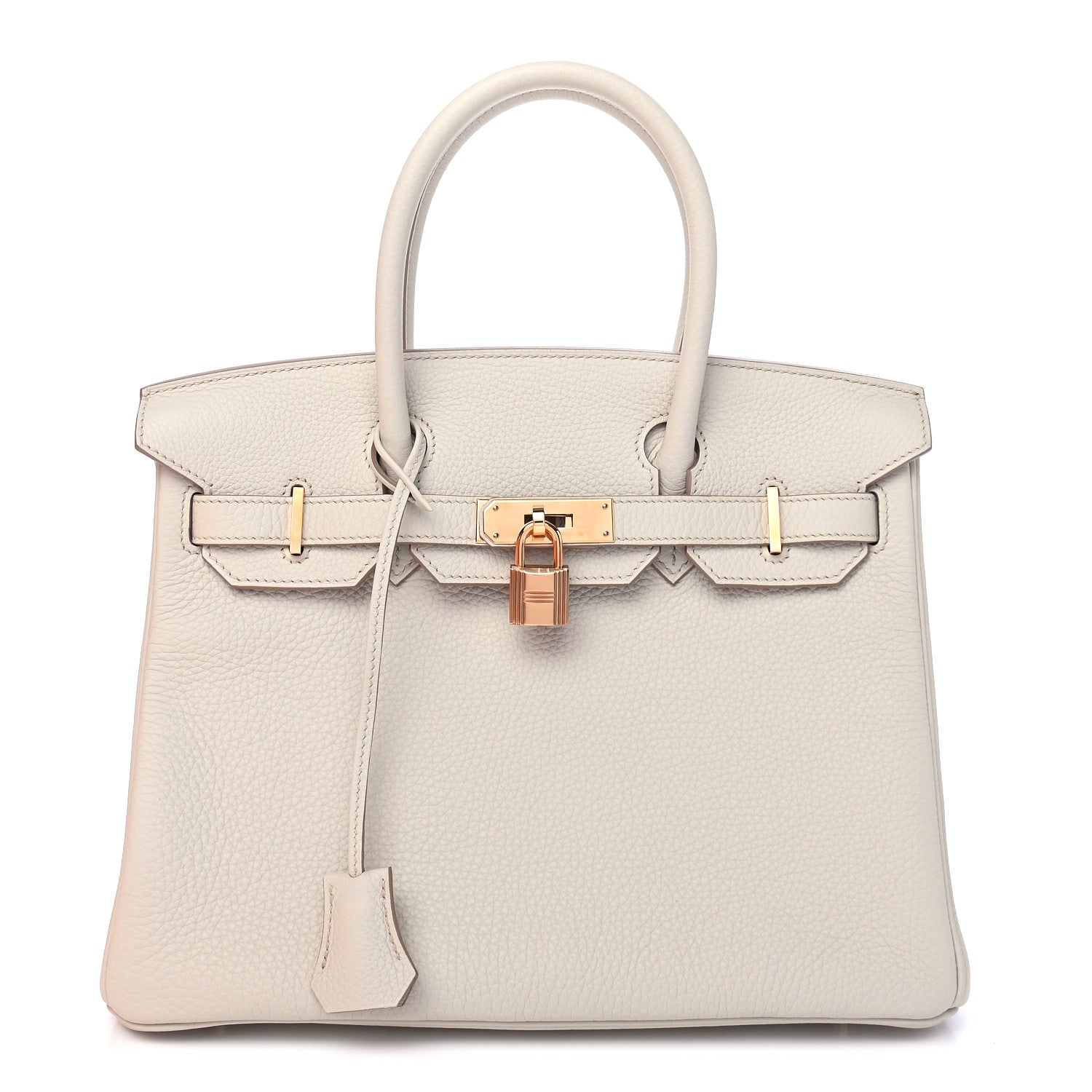 Hermes Taurillon Clemence Birkin 30 Beton 1 of 10