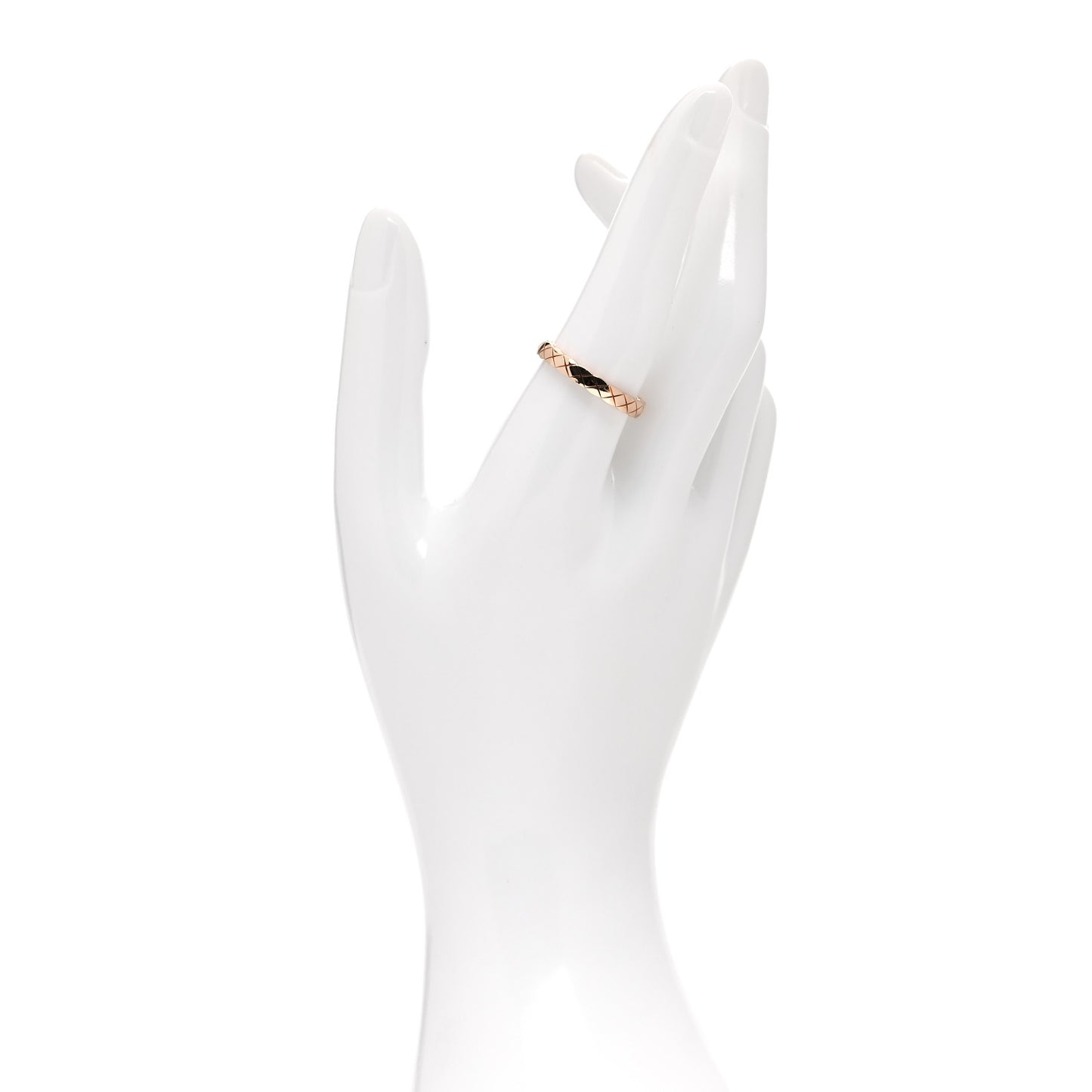 18K Beige Gold Mini Coco Crush Ring 58 8.25