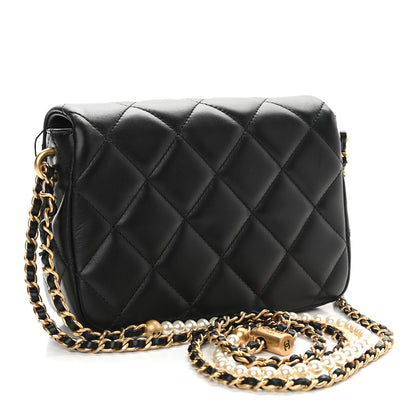 Chanel Lambskin Quilted Mini My Perfect Flap Black 3 of 9