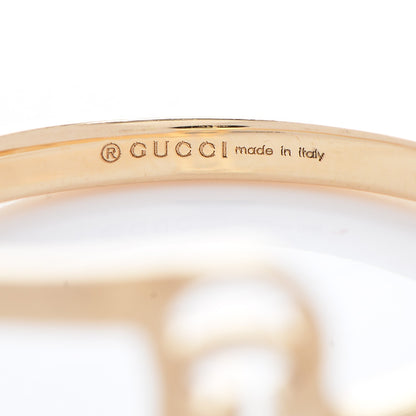 Gucci 18K Yellow Gold Running G Ring 55 7.25 5 of 5