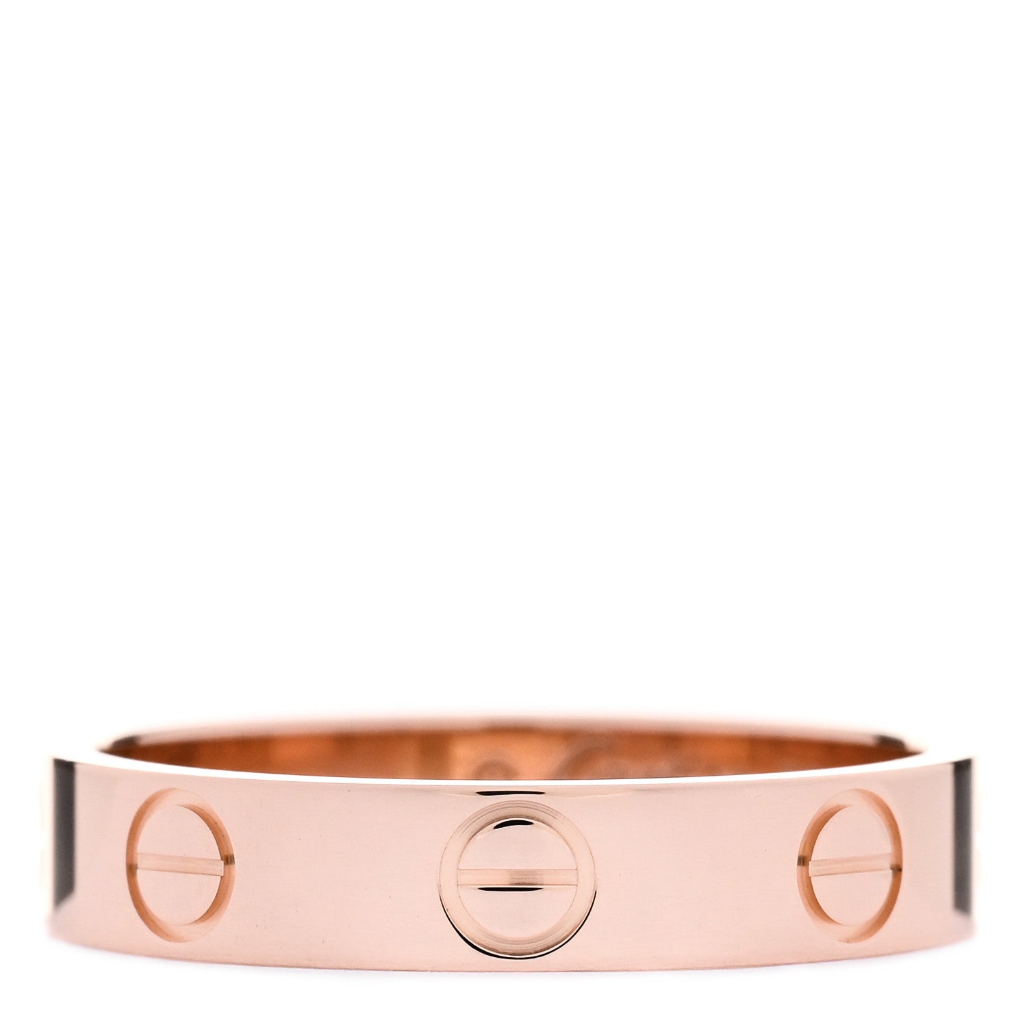 Cartier 18K Pink Gold 3.5mm LOVE Wedding Band Ring 50 5.25 1 of 4