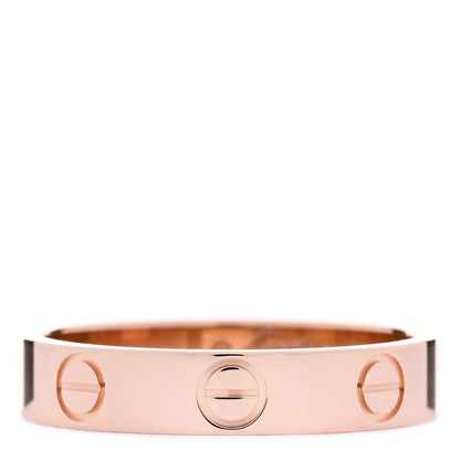 Cartier 18K Pink Gold 3.5mm LOVE Wedding Band Ring 50 5.25 1 of 4