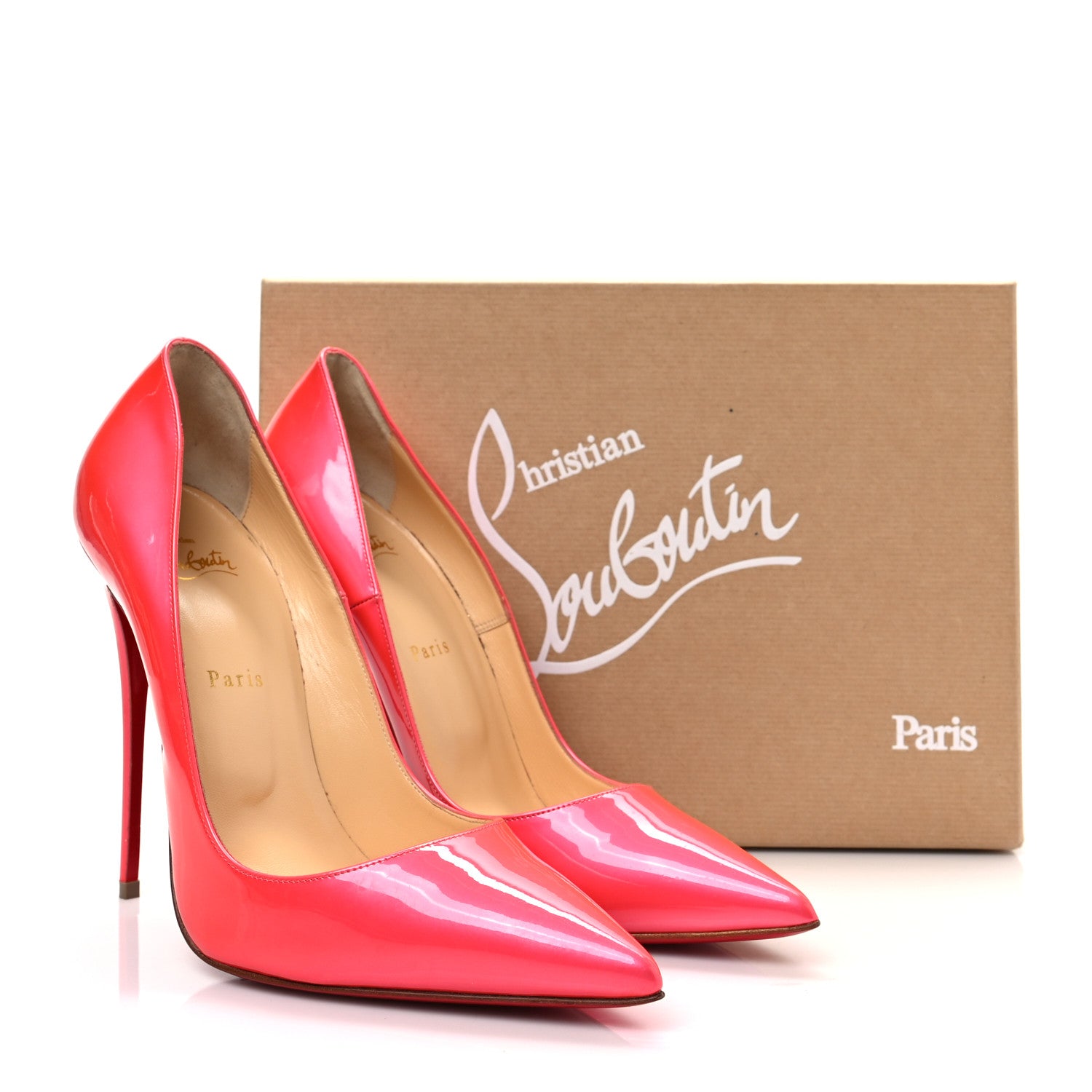 Christian Louboutin Metallic Patent So Kate 120 Pumps 41 Florida 8 of 8