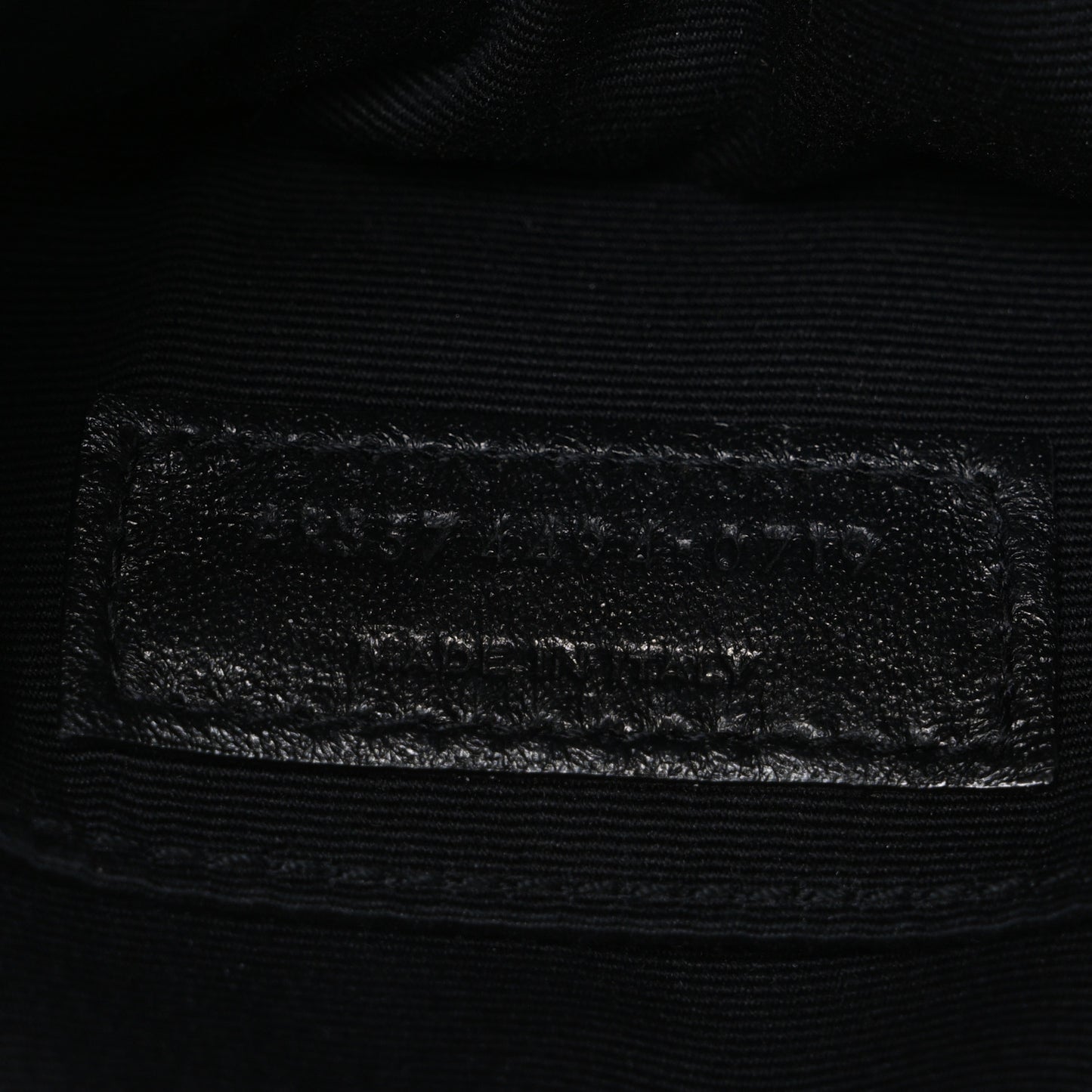 Calfskin Matelasse Monogram Lou Camera Bag Black