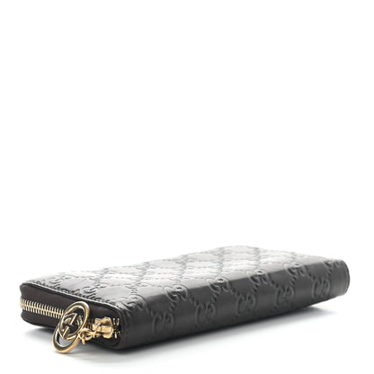 Gucci Guccissima GG Pierce Zip Around Wallet Dark Brown 4 of 7