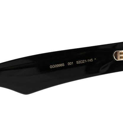 Gucci Rectangle 52mm Frame Sunglasses GG0998S Black 6 of 7