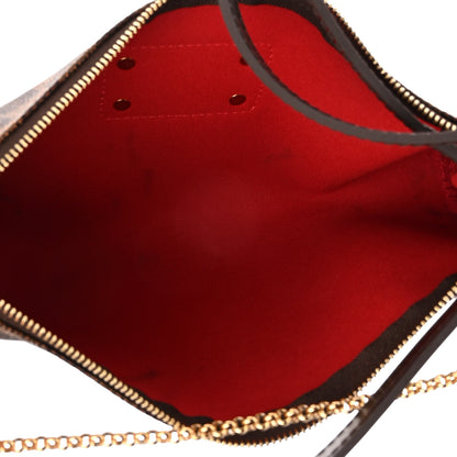 Louis Vuitton Damier Ebene Eva Clutch 5 of 9