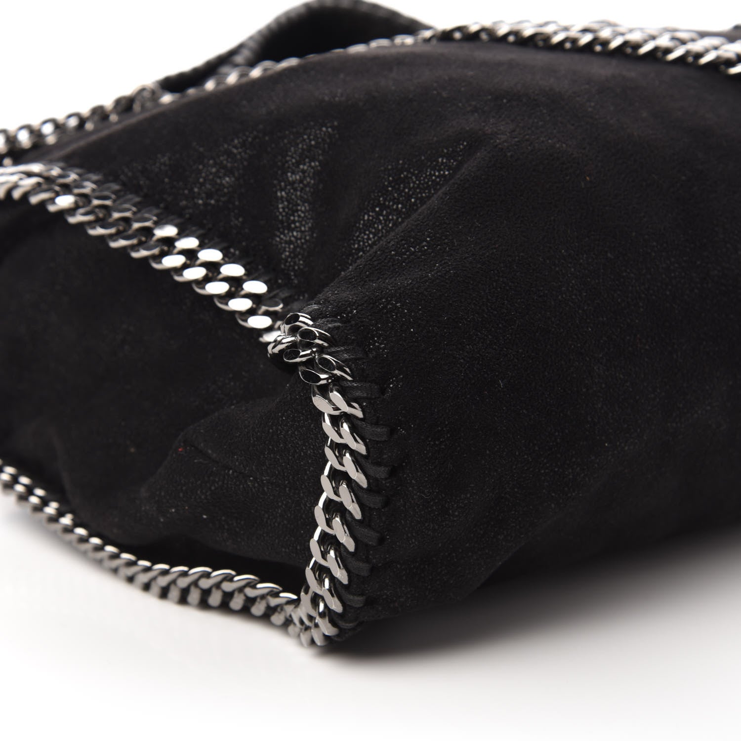 Stella McCartney Shaggy Deer Big Falabella Tote Black 6 of 10
