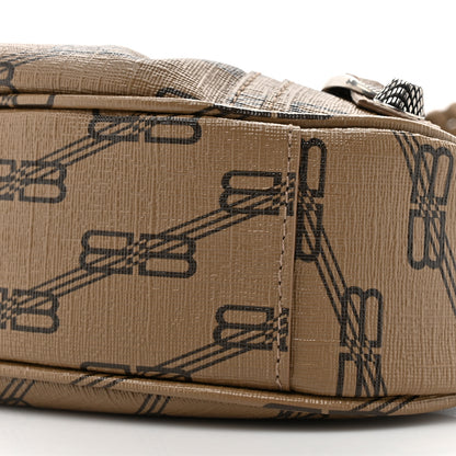 Balenciaga Coated Canvas BB Monogram Le Cagole Shoulder Bag XS Beige Brown 9 of 10