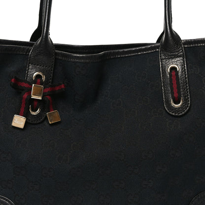 Gucci Monogram Medium Princy Tote Black 7 of 9