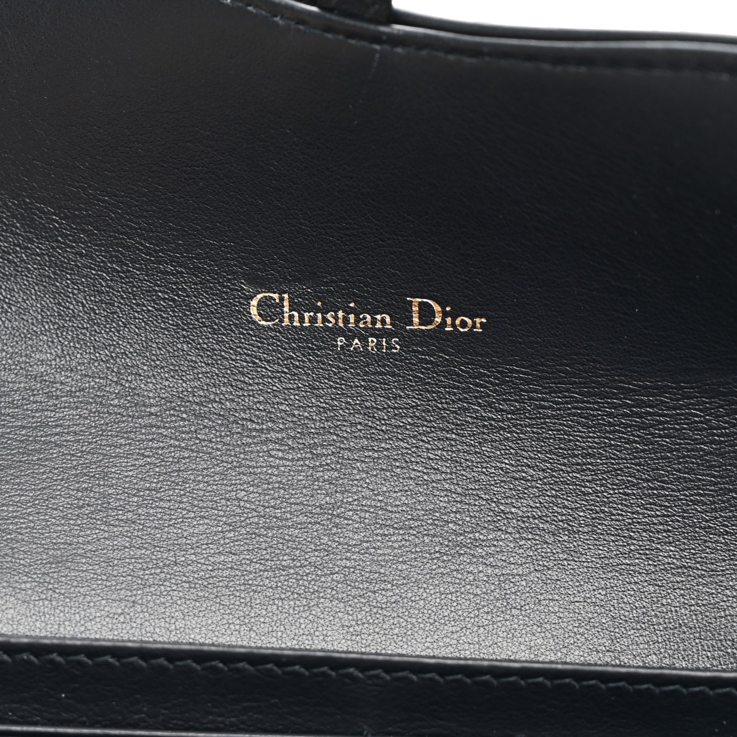 Oblique Saddle Chain Long Wallet Blue