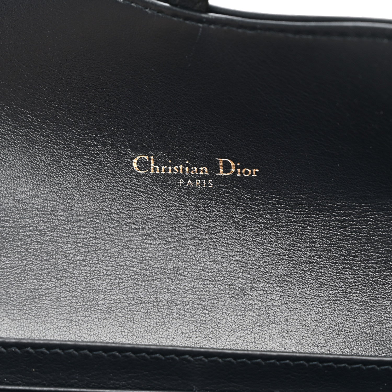 Christian Dior Oblique Saddle Chain Long Wallet Blue 7 of 12