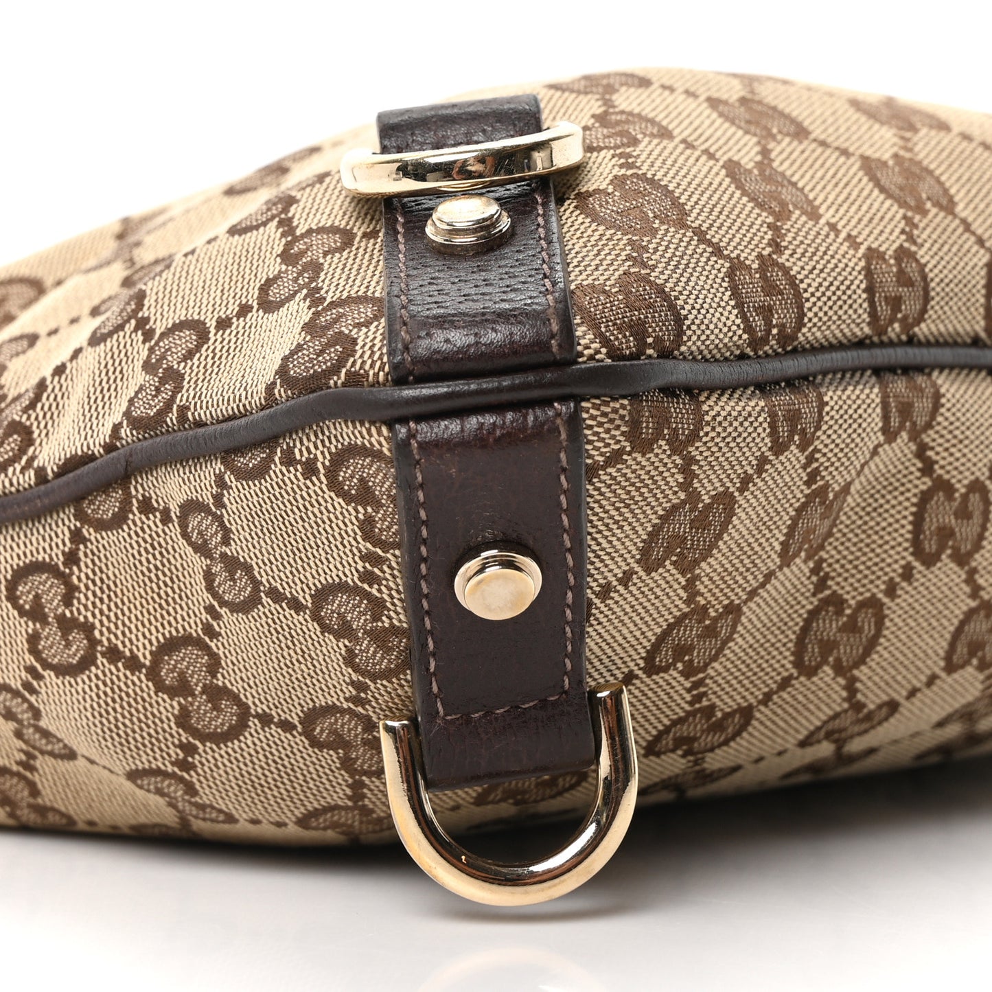 Monogram Abbey Messenger Bag Dark Brown