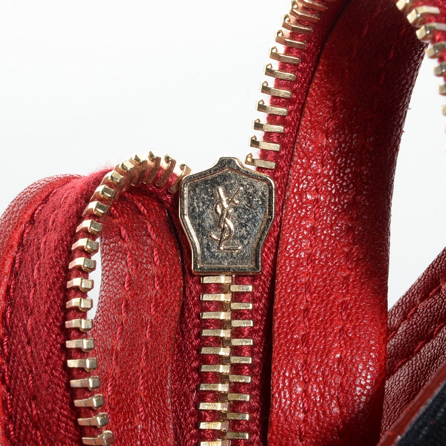 Saint Laurent Sheepskin Medium Cabas ChYc Red 8 of 8